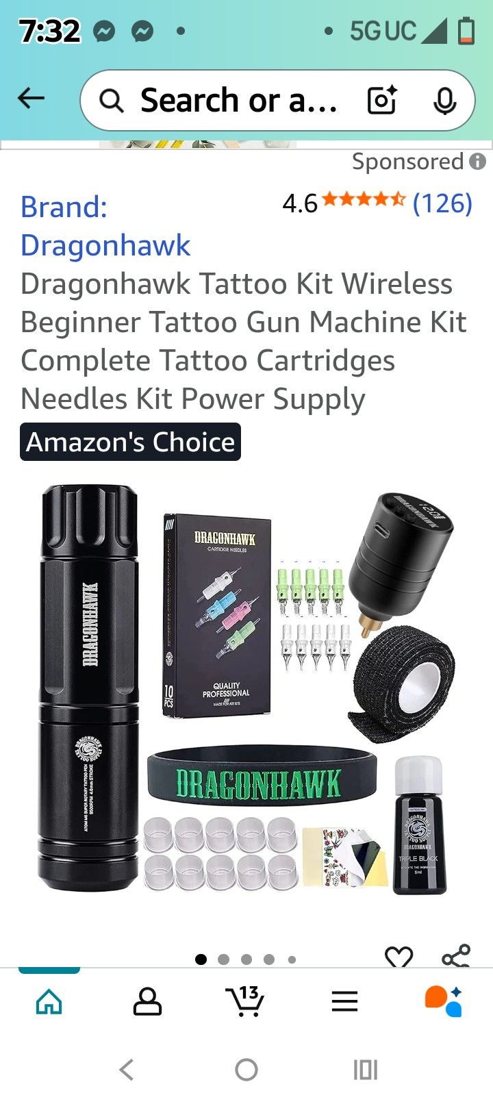 Tattoo Gun Machine Kit