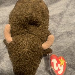 RARE Vintage w/ ERRORS 1998 TY Beanie Babies Roam Stuffed Toy Plush Buffalo 