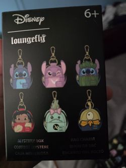 Loungefly Disney Lilo & Stitch Mini Backpack Keychains