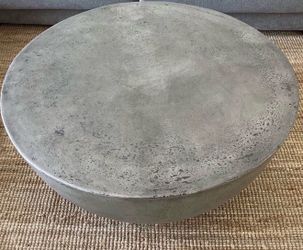 Concrete coffee table