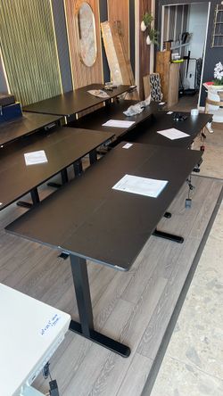 55 inches black standing desk