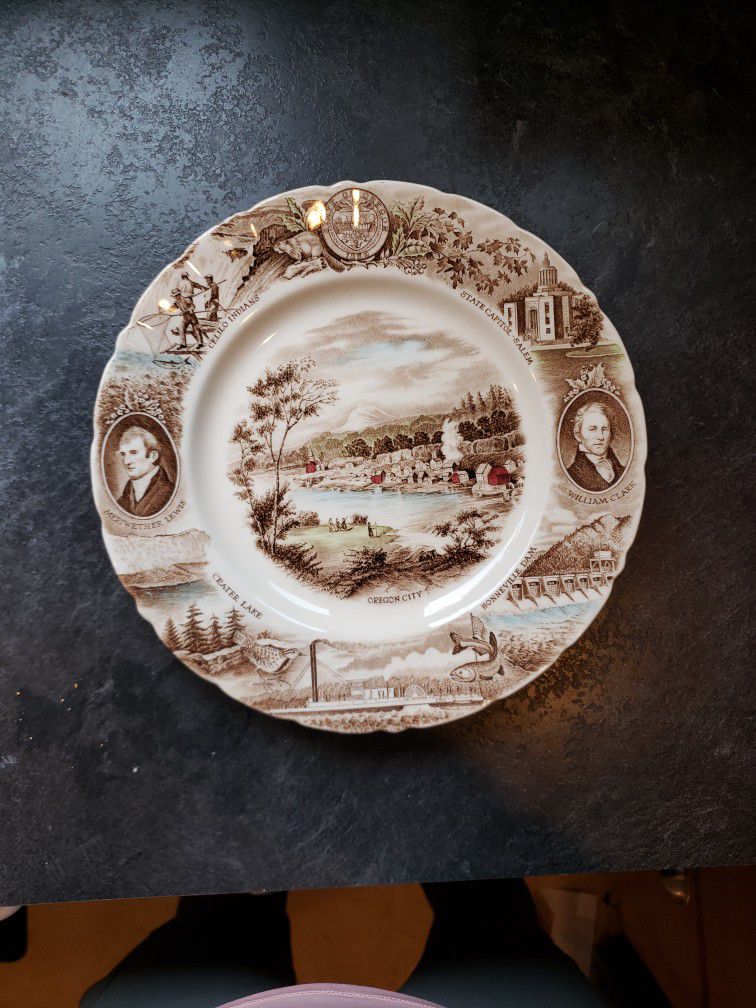 Vintage Lewis and Clark Plate