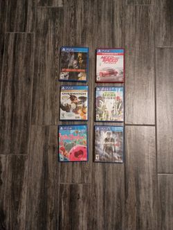 PS4 Games (Qty. 6)