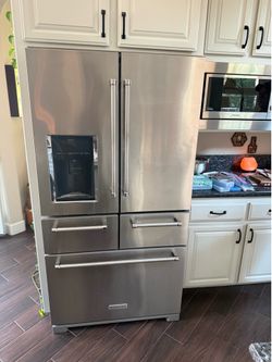KitchenAid 5-Door French Door Refrigerator Delivery Available for small fee 🚛