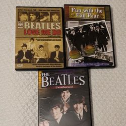 Beatles DVDs Set Of Three