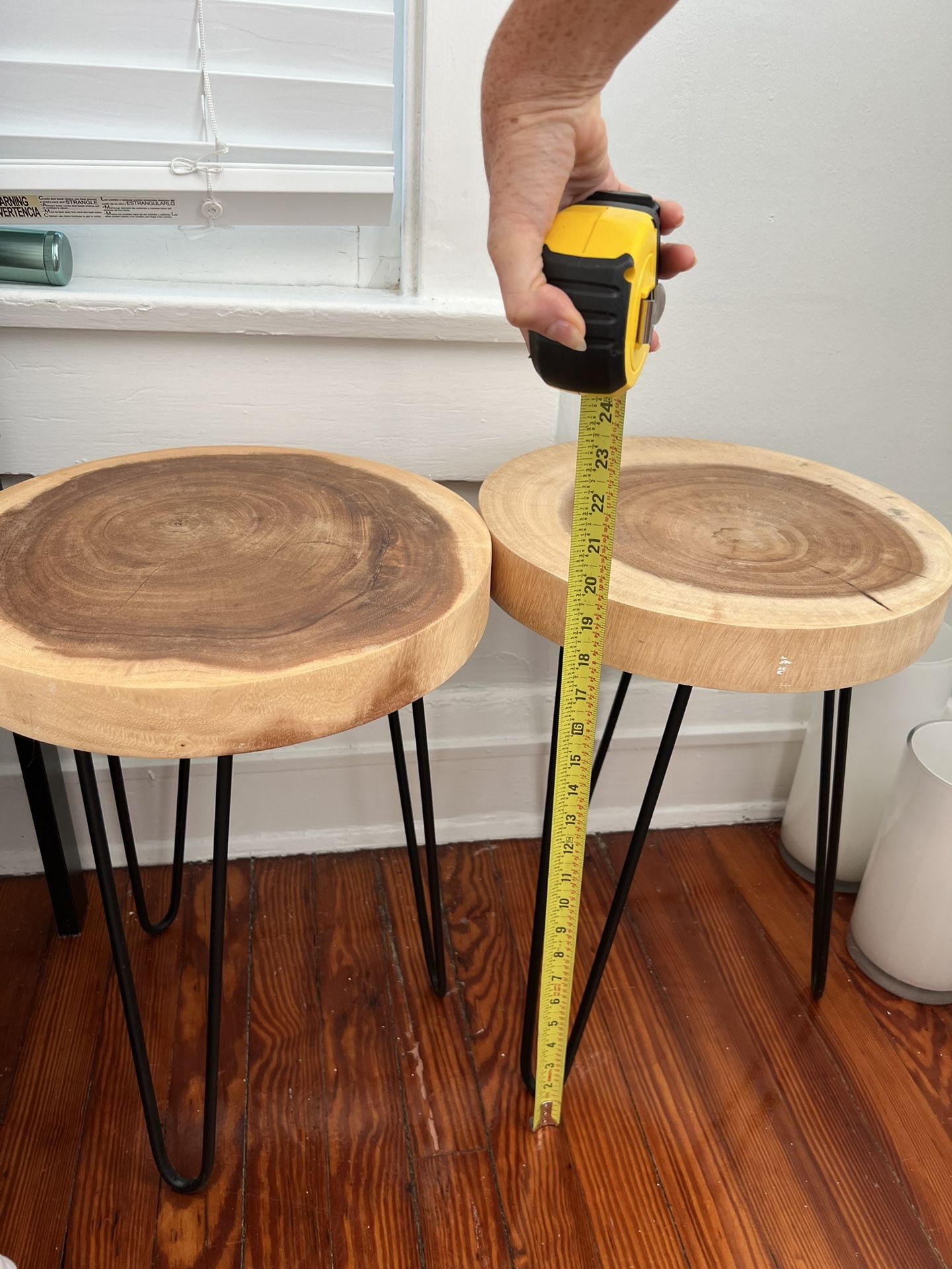 Wood end table / night stands /plant risers