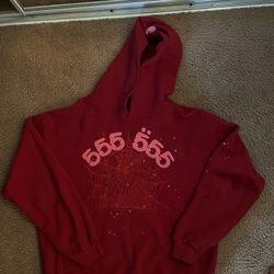 Spider Hoodie Red