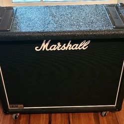 Marshall 1936 "Lead" 2x12 w Greenbacks Speaker Cabinet