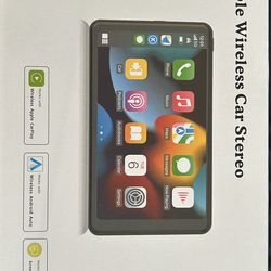 Brand New New 7” Portable Wireless CarPlay / Android Auto Screen