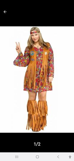 Like newCostume hippie adult 60's size M/L ( Reseda CA)