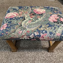 Floral Footstool