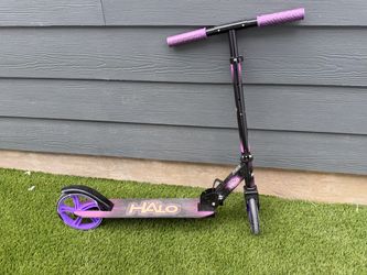 Halo Kick Scooter Black and Purple