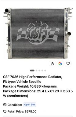 CSF 07-18 radiator