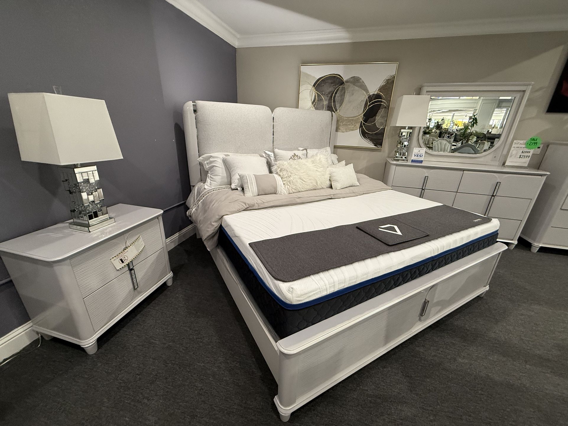 4 Pc King Bedroom Set 