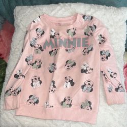 Girls Minnie Mouse Sweatshirt 
