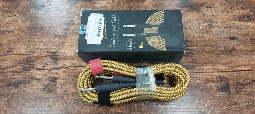 2pcs electric guitar cable 10ft