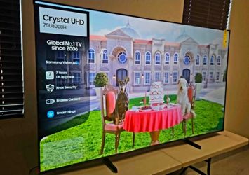 New 75 Inch Samsung Smart TV U8000H 4K UHD. Brand new 2026 Model.