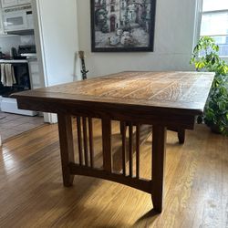 Solid Wood Kitchen Table 