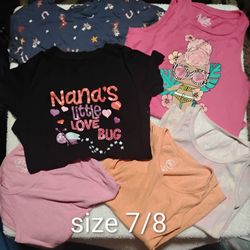 Girl's tops size 7/8 $20 all