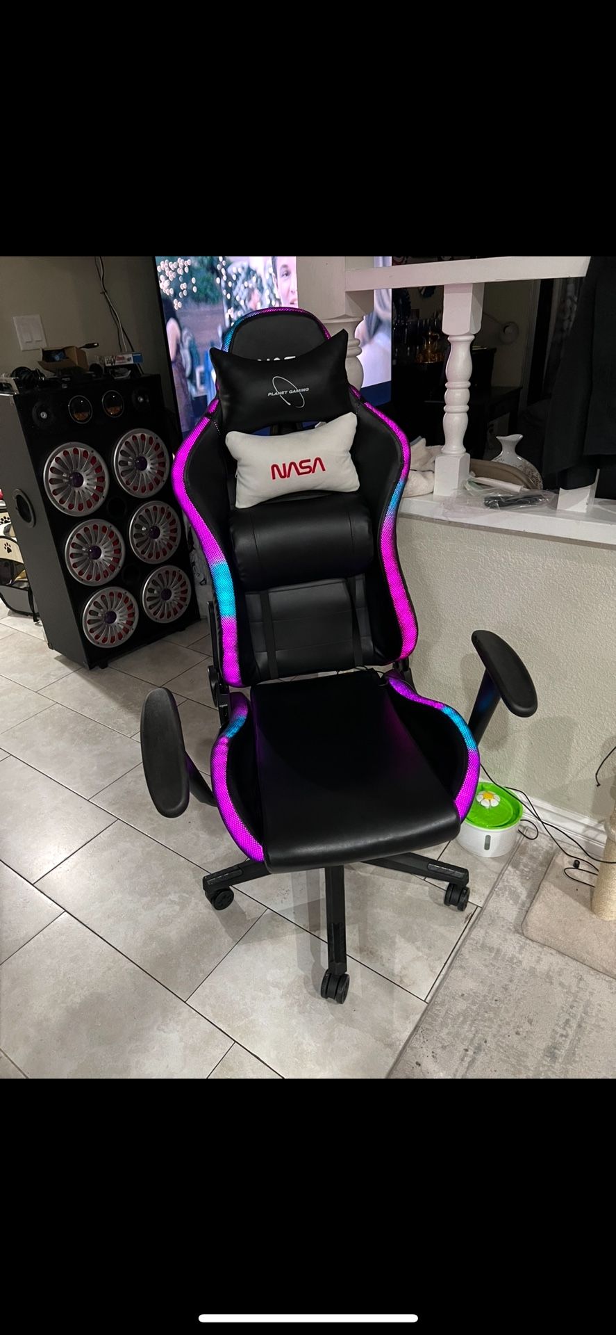 Gaming Chair With LED Lights