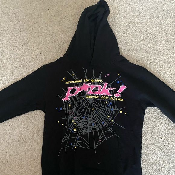 Pink Spyder Hoodie Worn Once No Tag Size Small Men’s 