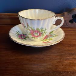Gladstone China Floral Teacup