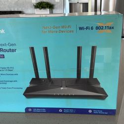 Tp Link AX1500 Next Gen Wi -Fi 6 Router