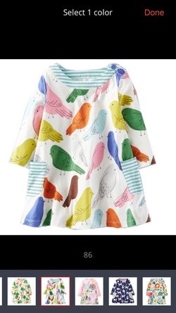 2017 New Patten Girls Dress