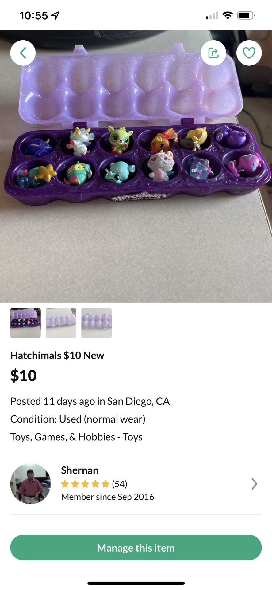 Hatchimals $10 New