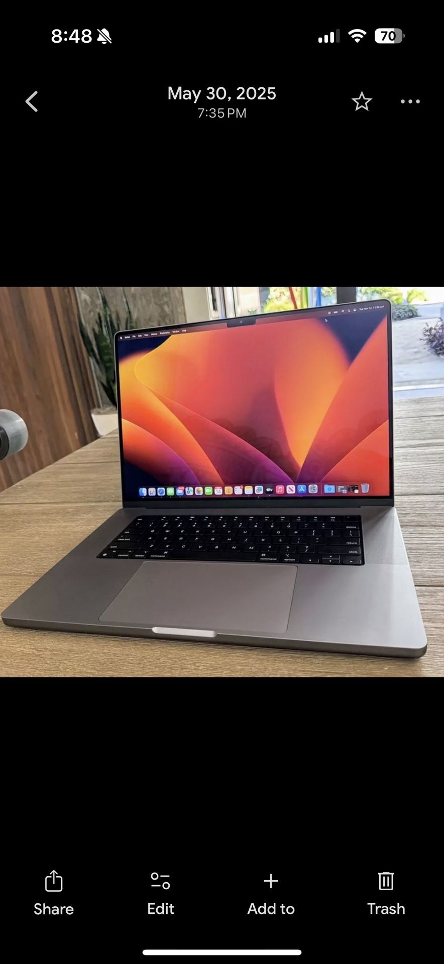 Apple MacBook Pro 2021 16in M1 Pro 10 CPU 16 GPU 32GB RAM 1TB SSD Excellent