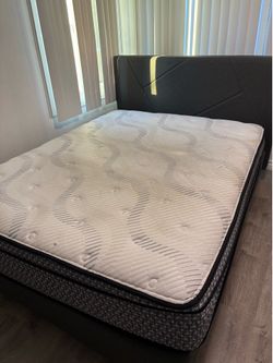 Free queen size mattress and frame