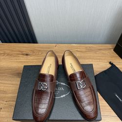 Dolce Gabbana Men’s Leather Shoes With Box New 