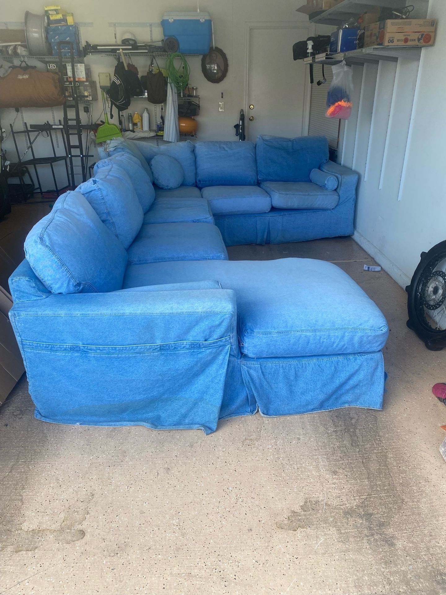 Large Denim Sectional FREE for Sale in Las Vegas, NV OfferUp