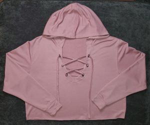 Express Cropped Hoodie Size S 