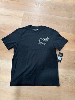 True Religion Black Graphic T-Shirt with Tags