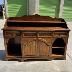 *Free Delivery* Vintage Hickory White Ethan Allen Heavy Duty Cabinet Dresser Hutch 