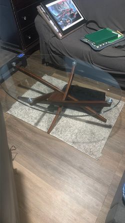 Glass mini table