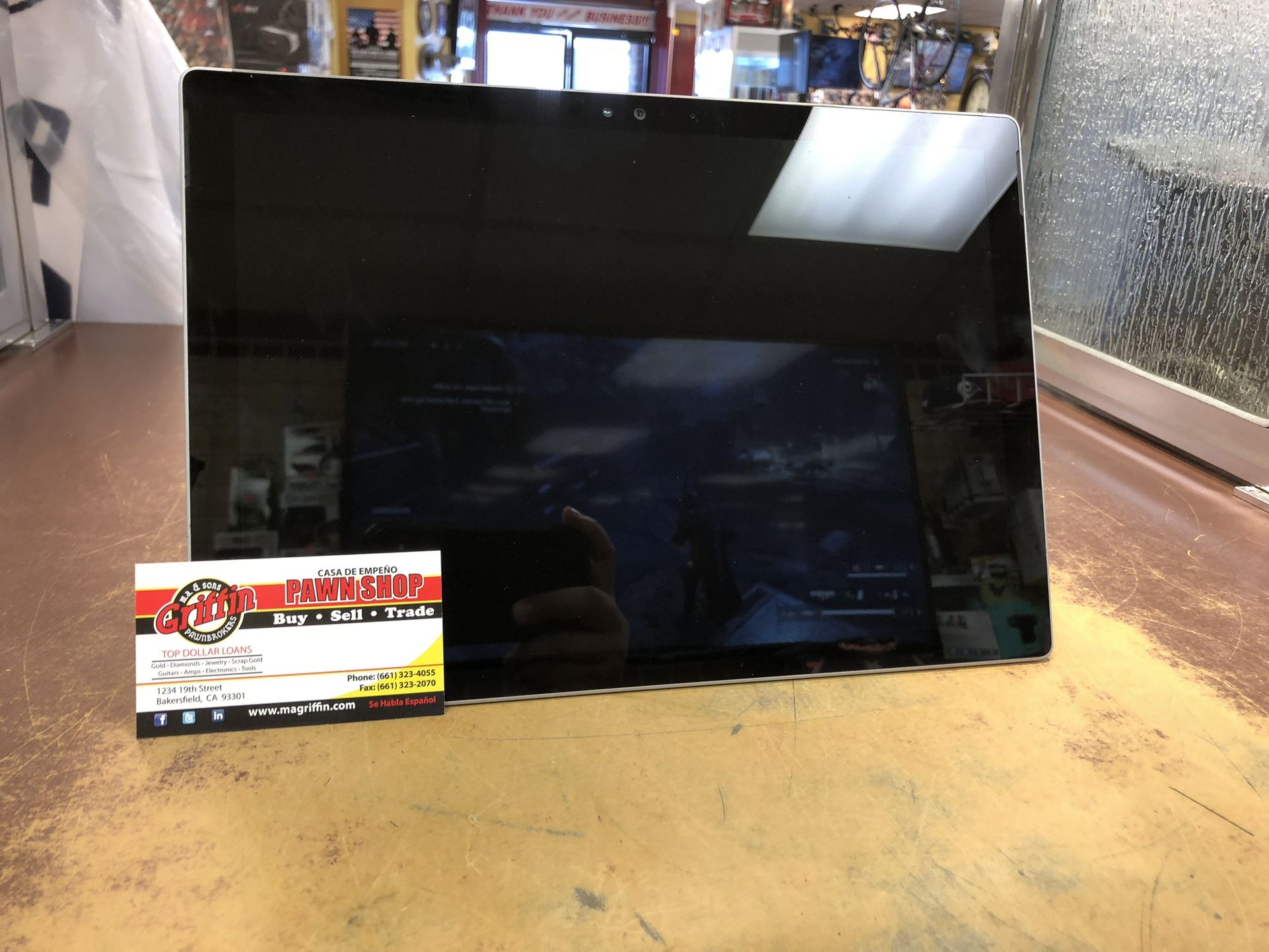 256gb Microsoft Surface Pro Tablet No Password / For Parts