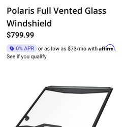 Polaris pro xp windshield
