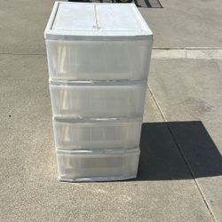 4 Drawer Storage Cabinet 