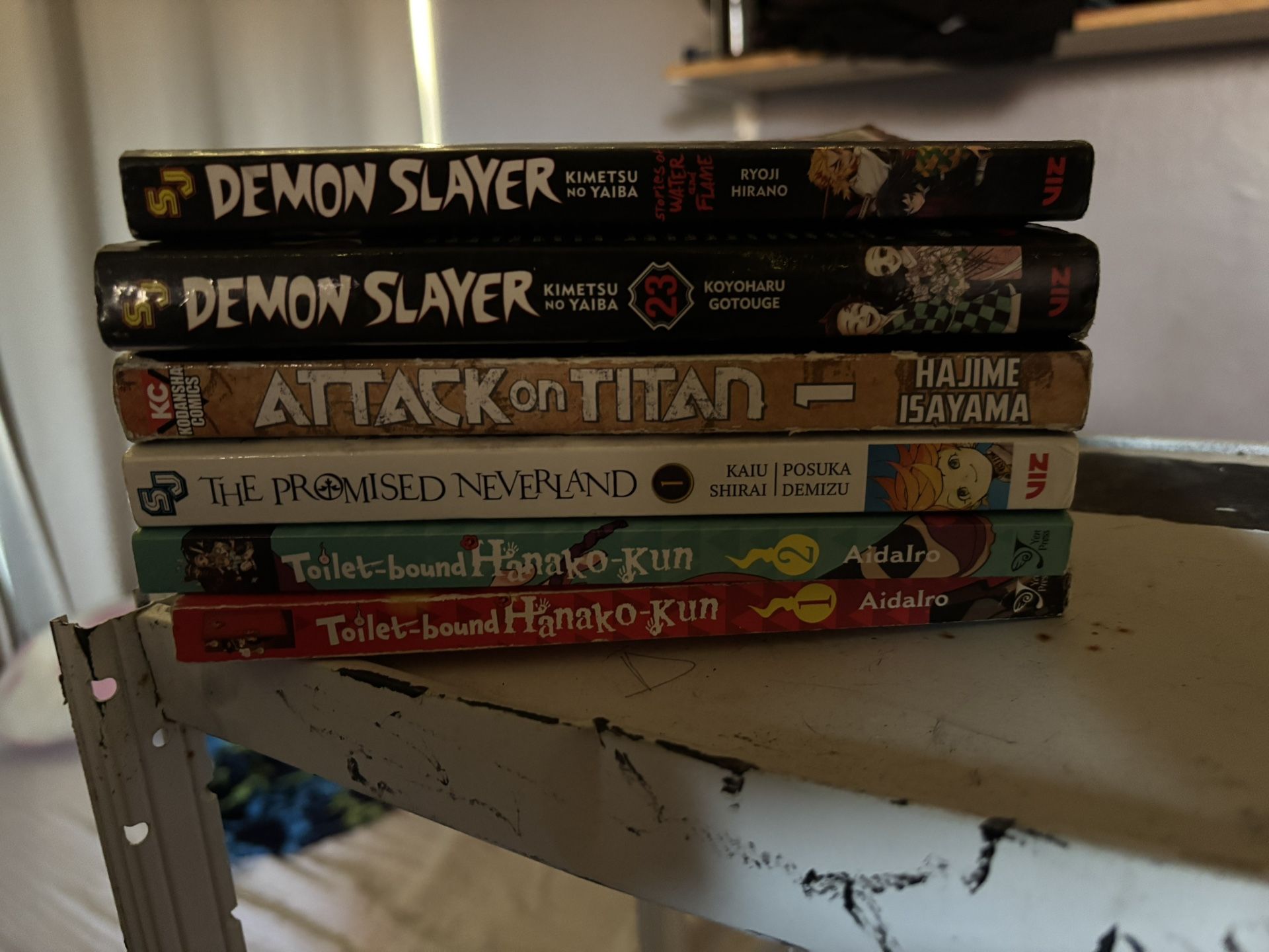 demon Slayer, Toilet Bound Hanako Kun, Attack On Titan, And The Promise Never Land Manga