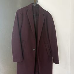 Men’s Coat (Zara ; Burgundy Color)