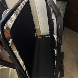 Rolling away bed frame