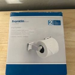 Franklin Brass Futura Bath Toilet Paper Holder Chrome D2408PC-2PK 