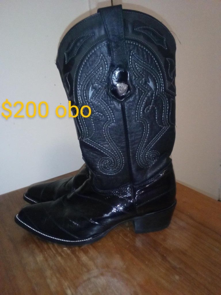 Snake Skin Boots