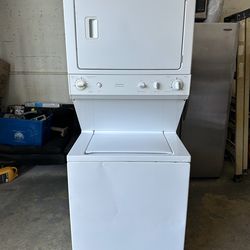 Washer and Dryer Stackable GE 27” (FREE DELIVERY & INSTALLATION) 2 months Warranty