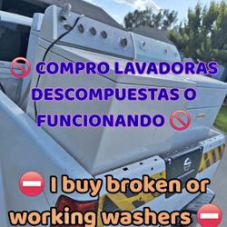 Pick Up Broken Washer And Dryers