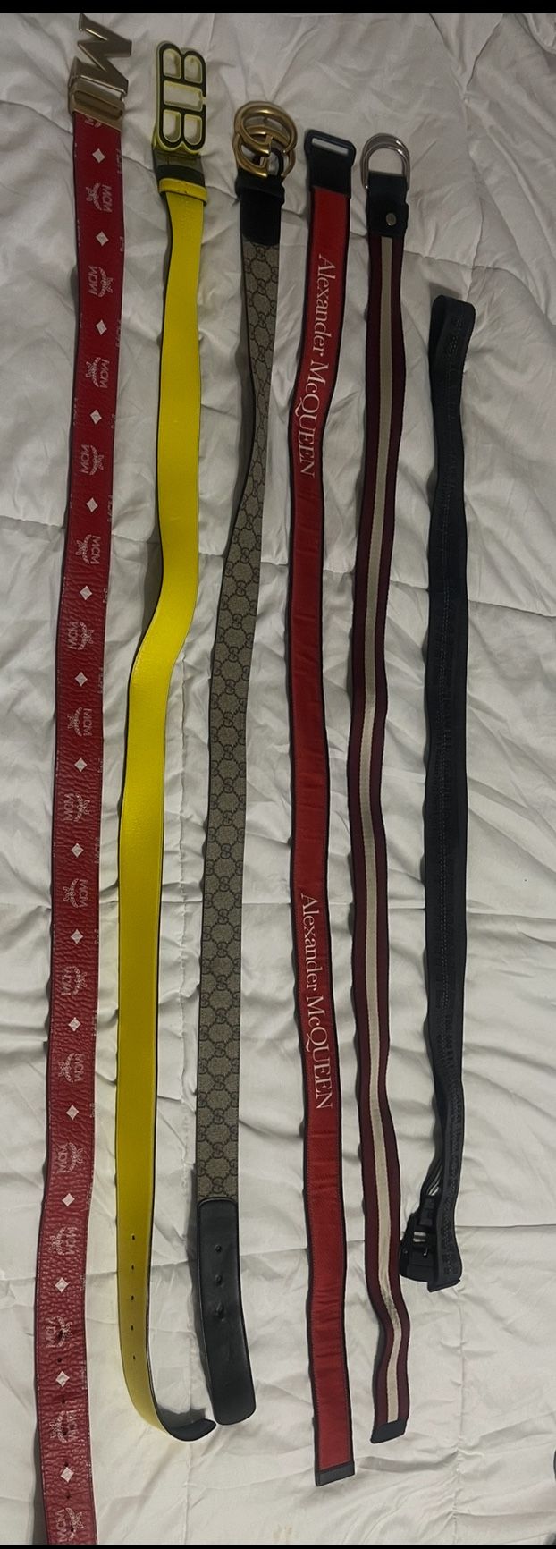Variety Of High Fashion Belts