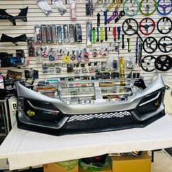 2016-2021 Honda Civic Type R style Bumper SILVER
Fit 2dr. 4dr and hatchback SEDAN