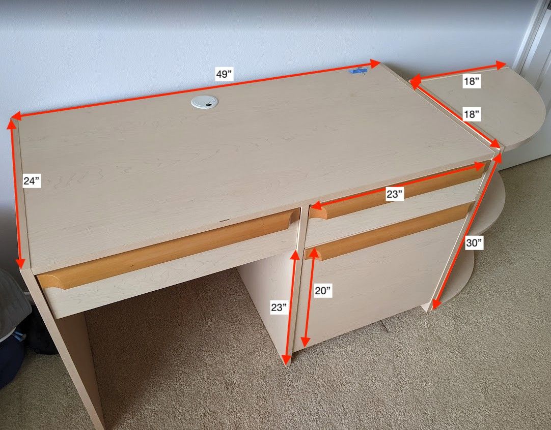 Computer Desk (With Hutch and Keyboard slide)